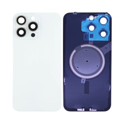 Back Cover+Camera Lens Apple iPhone 15 Pro Max White Back Cover+Camera Lens Apple iPhone 15 Pro Max White